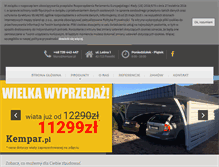 Tablet Screenshot of kempar.pl
